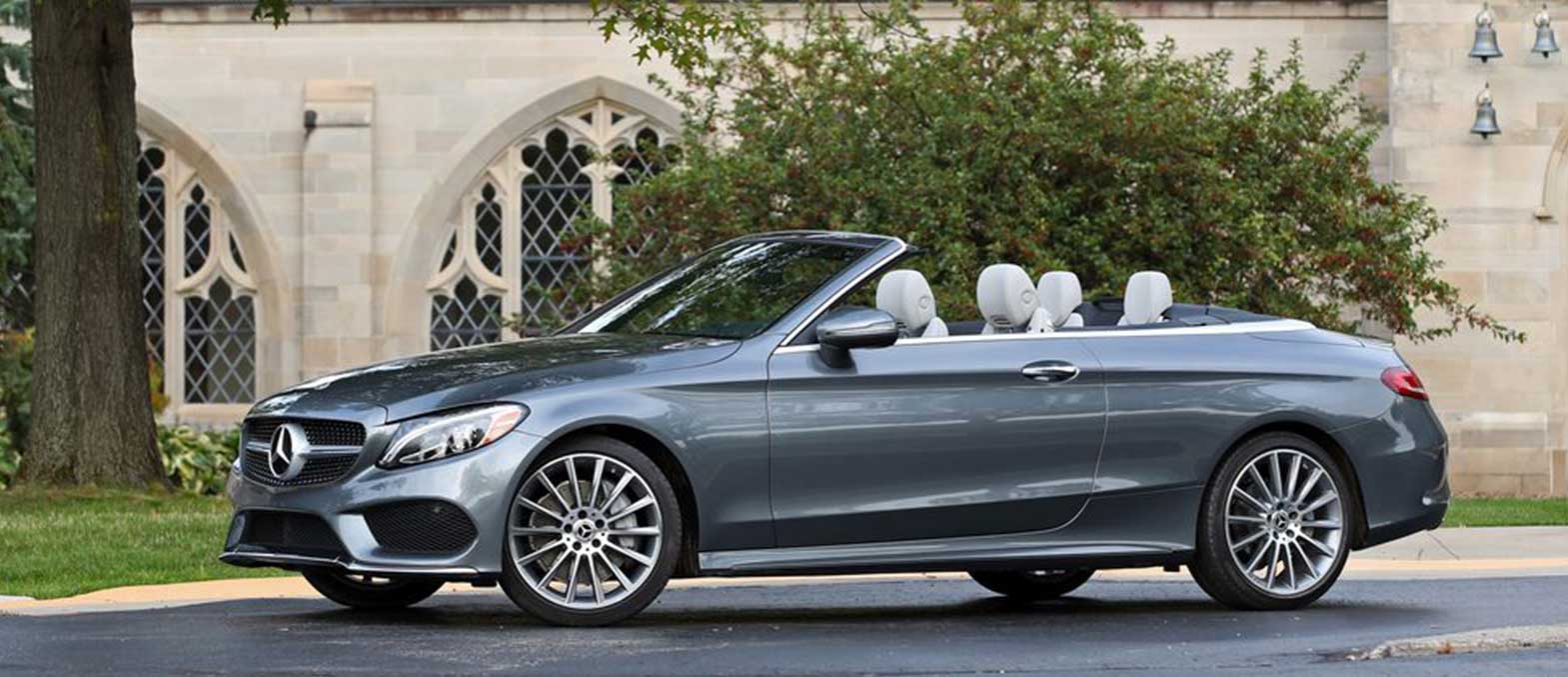 Mercedes C-Class Convertible interior and exterior views - Image 4