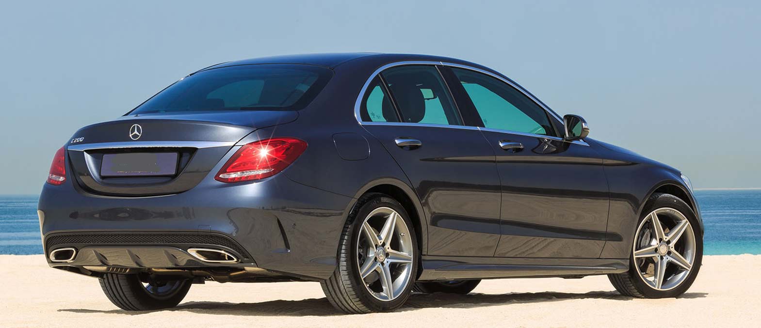 Mercedes Benz C200 interior and exterior views - Image 1
