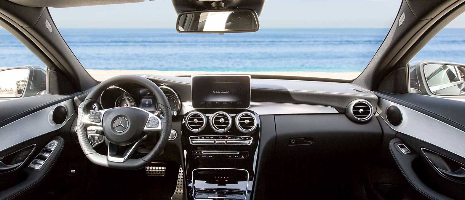 Mercedes Benz C200 interior and exterior views - Image 2