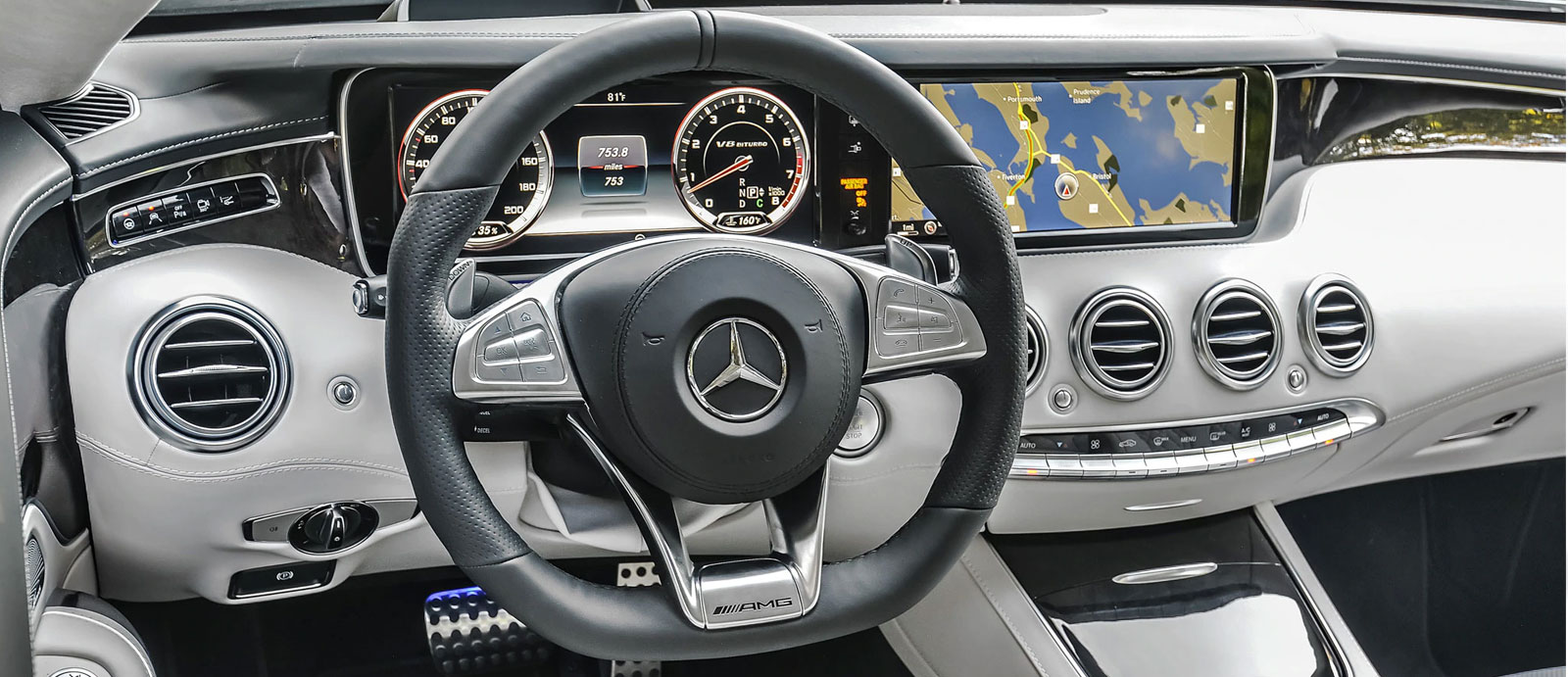 Mercedes Benz S63 Coupe interior and exterior views - Image 3