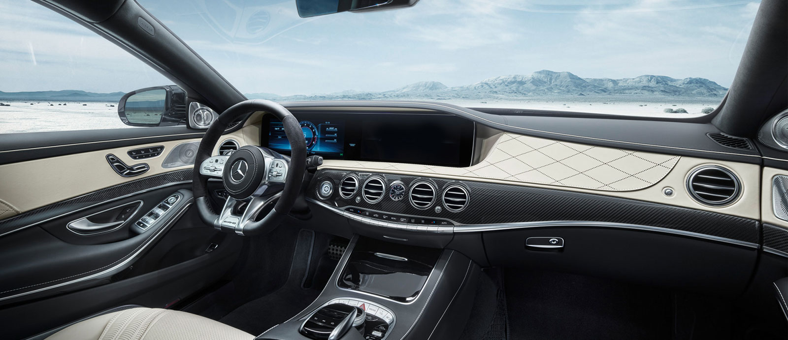 Mercedes Benz S63 Coupe interior and exterior views - Image 4