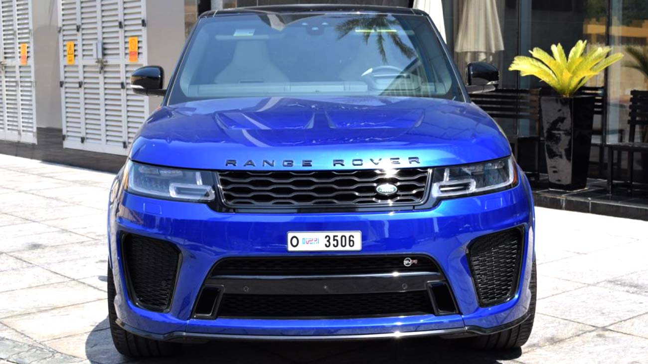 2020 Land Rover Range Rover Sport SVR Rental Dubai