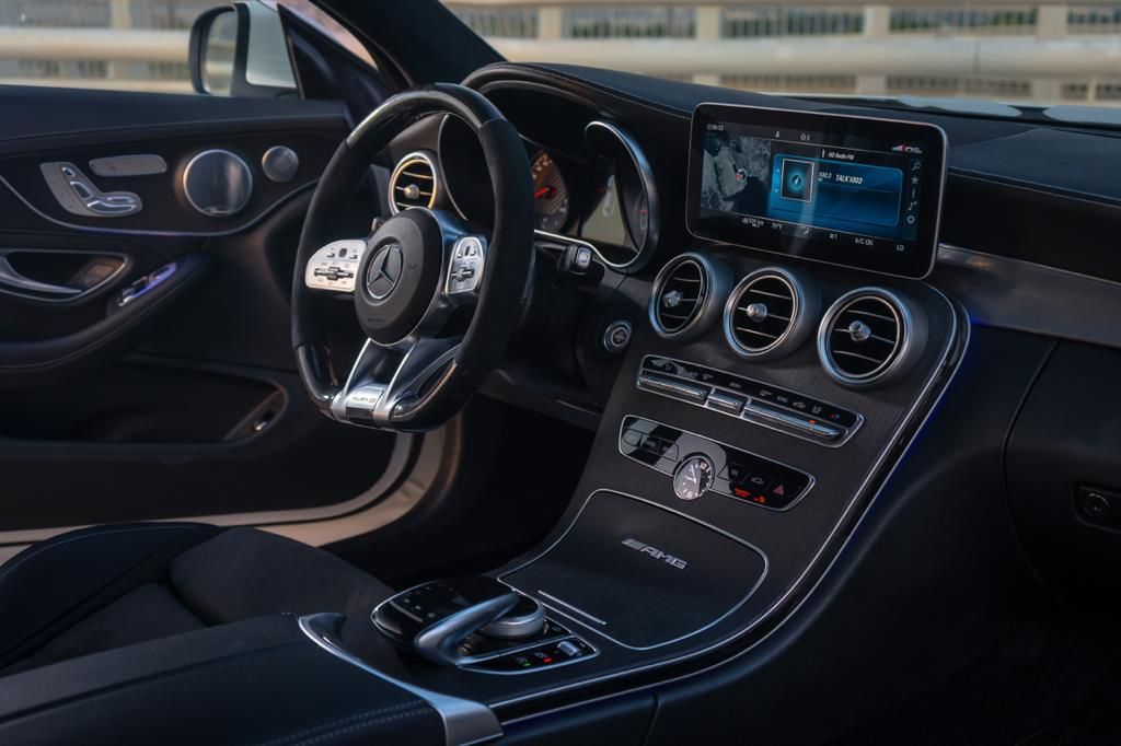 Mercedes C63 AMG interior and exterior views - Image 1