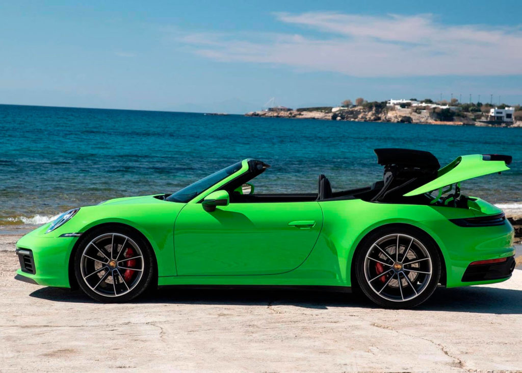 Porsche 911 Carrera Cabrio interior and exterior views - Image 4