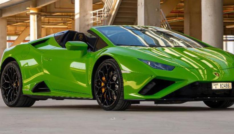 2021 Lamborghini Lamborghini Huracan EVO Spyder Rental Dubai
