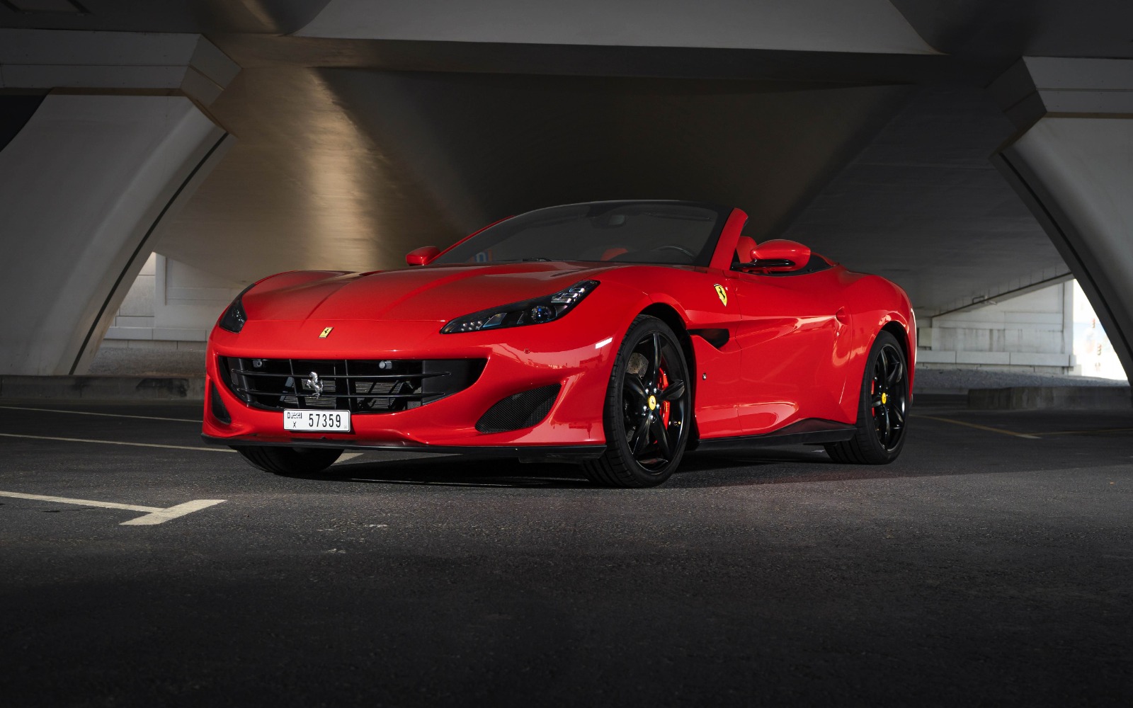 2020 Ferrari Ferrari Portofino Rosso RED ROOF Rental Dubai