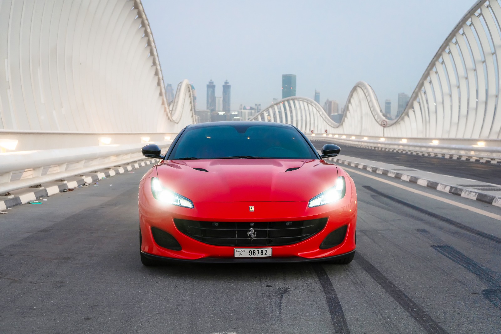 Ferrari Portofino Rosso BLACK ROOF interior and exterior views - Image 1