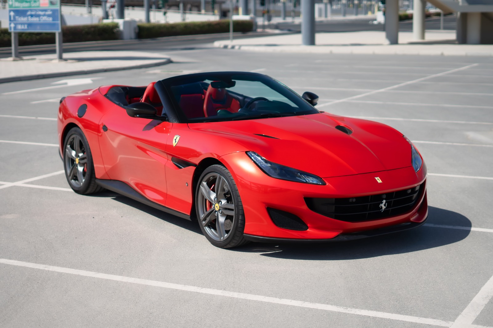 2020 Ferrari Ferrari Portofino Rosso BLACK ROOF Rental Dubai