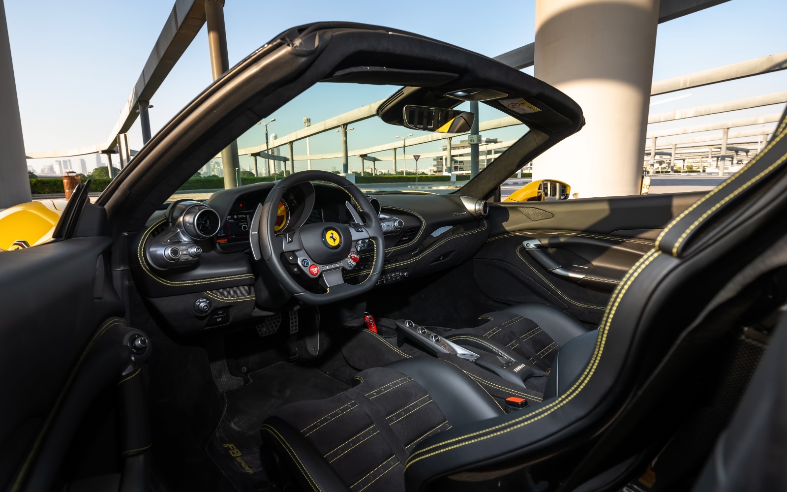 Ferrari F8 Tributo Spyder interior and exterior views - Image 1