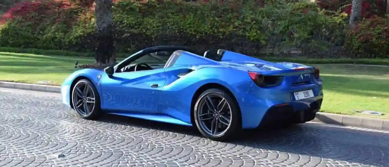Ferrari 488 Spider interior and exterior views - Image 1